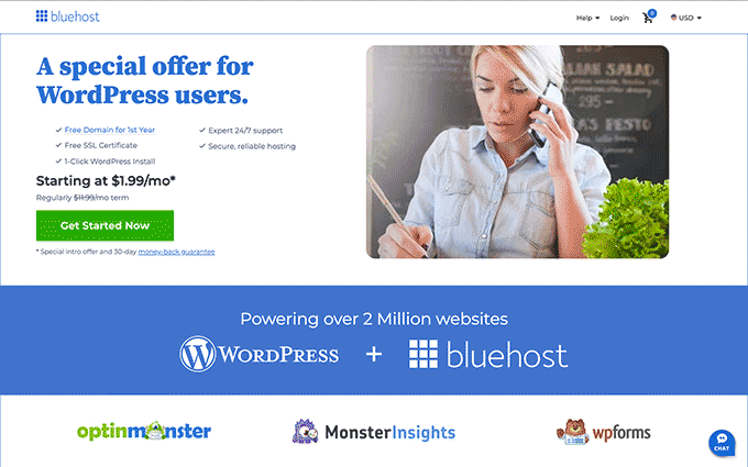 Bluehost web hosting