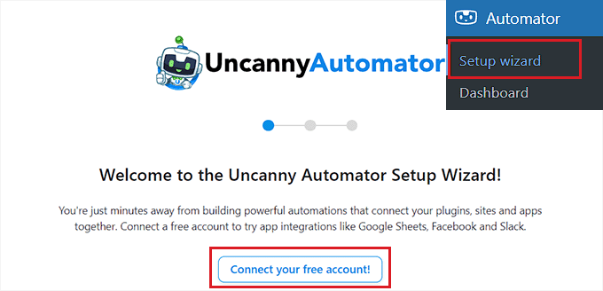 将 Uncanny Automator 插件与网站连接