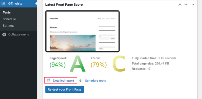 Website performance - GTmetrix - Website, Application, Performance