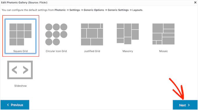 The different Photonic layouts