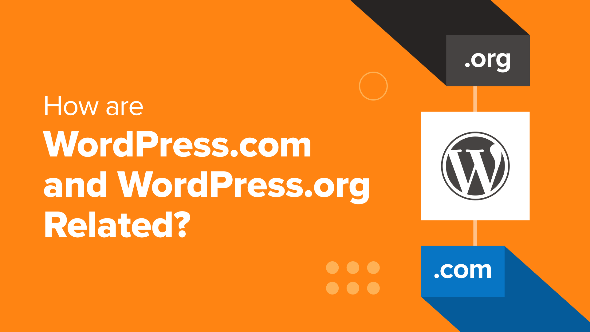 How are WordPress.com and WordPress.org Related?