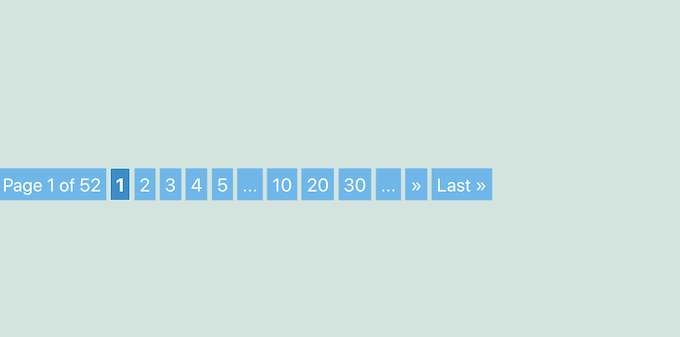 Custom numeric pagination in a WordPress theme