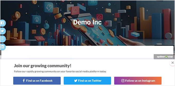 Floating social share bar in WordPress