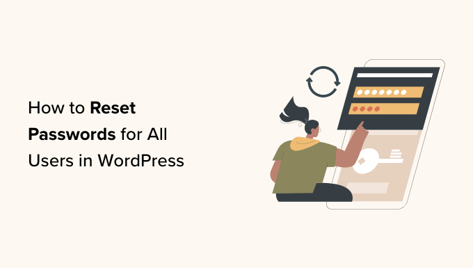 重置 WordPress 中所有用户的密码