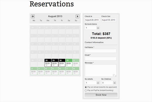 How to Add a Hotel Room Booking System in WordPress