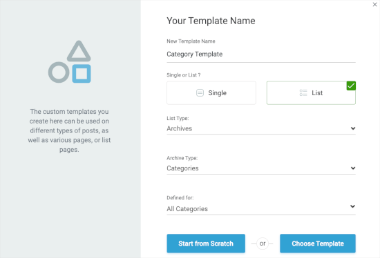 Creating new list in Thrive Theme Builder