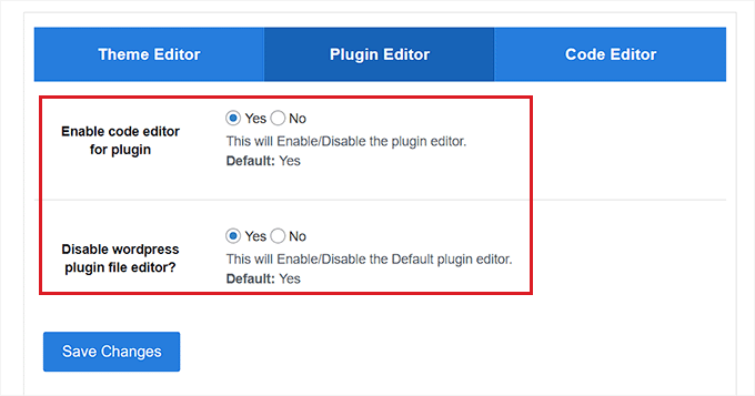 How To Replace Default Theme And Plugin Editor In Wordpress Skyloaders