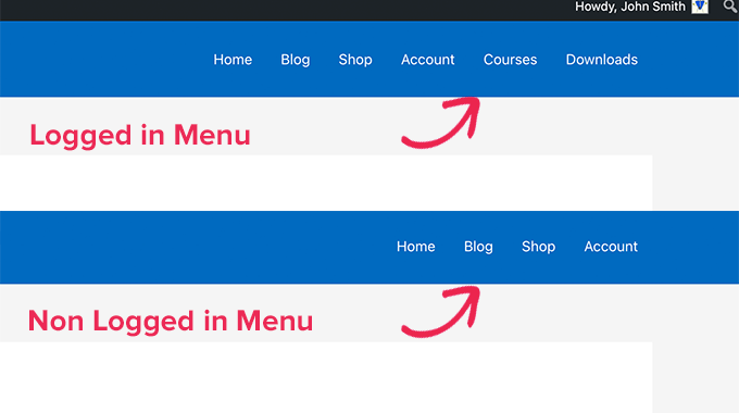 all-is-about-wordpress-how-to-show-different-menus-to-logged-in-users