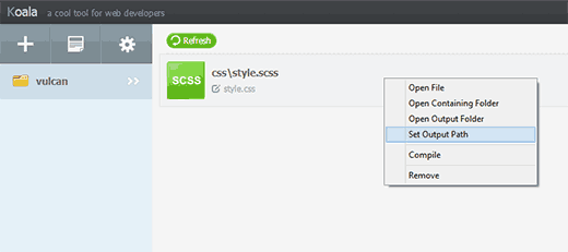 Adding project in Koala