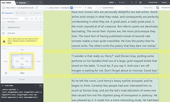 html source editor double space