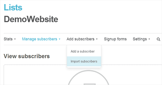 Import FeedBurner email subscribers to MailChimp