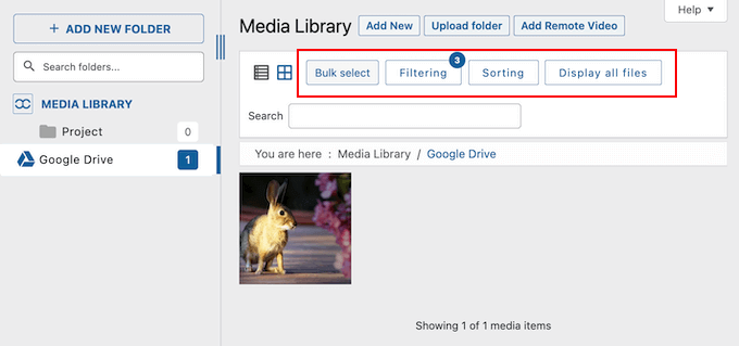 Filtering, organizing and sorting images in the WordPress media library