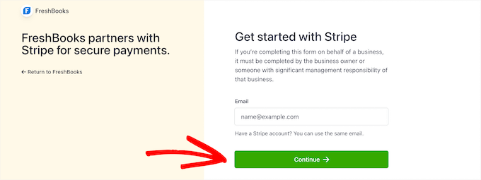 Create Stripe account