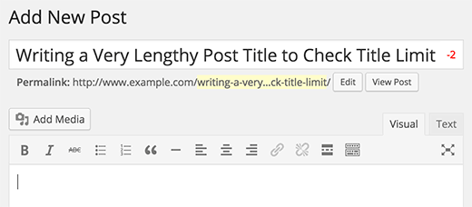 How to Add Character Limit to Post Titles in WordPress