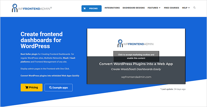 WP Frontend Admin