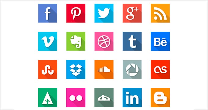 40 Beautiful [Free!] Social Media Icon Sets For Your Website