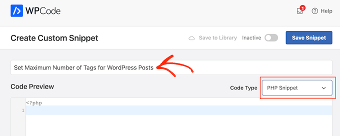 Limiting the number of WordPress post tags using WPCode