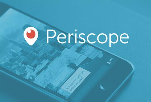 在 WordPress 网站上显示 Periscope 的空中状态