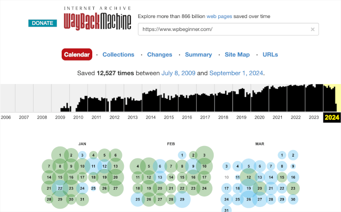 Internet Archive Way Back Machine