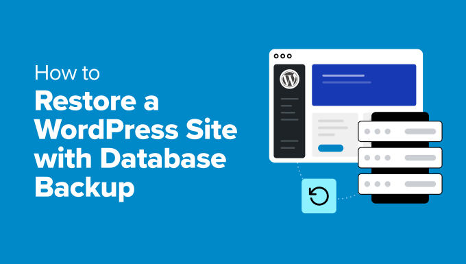 Restore a WordPress site with just database backup