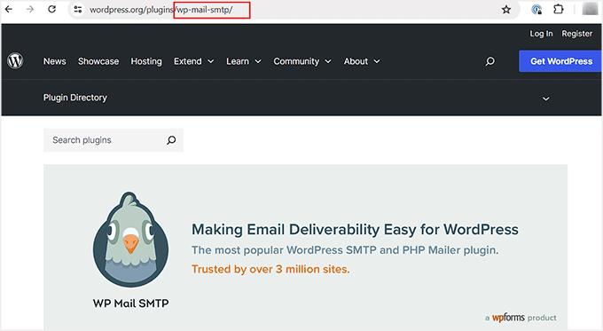 Copy the plugins' slug from the WordPress.org directory page