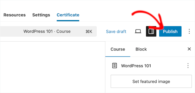 Publishing your first MemberPress course