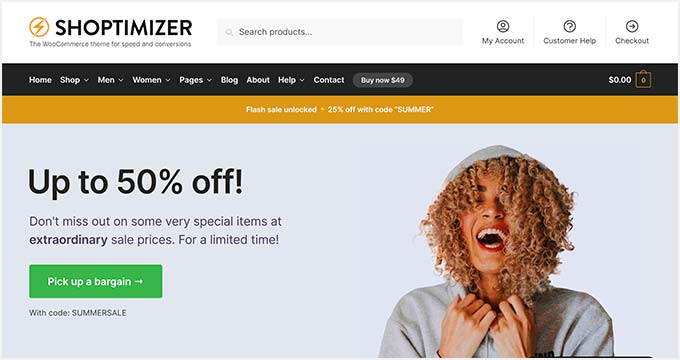 The Shoptimizer theme