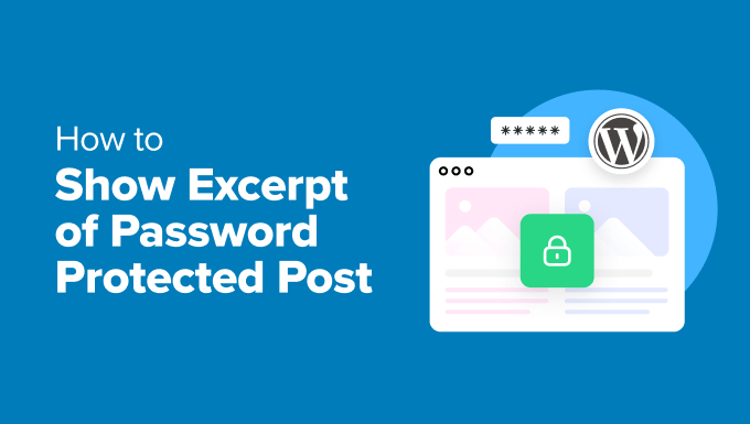 Showing excerpt for password protected posts