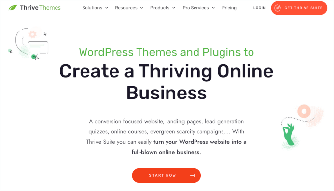 ThriveThemes homepage