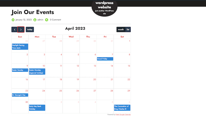 How to Add a Google Calendar in WordPress (Step by Step)