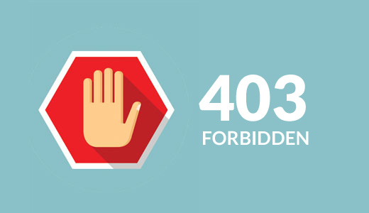Google (Search Console) Error 403 (Forbidden) page title has a