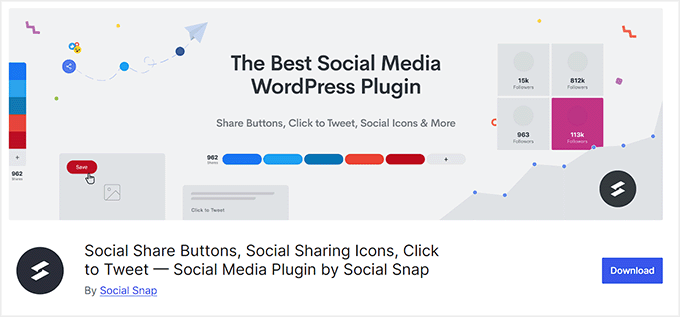 Social Share buttons