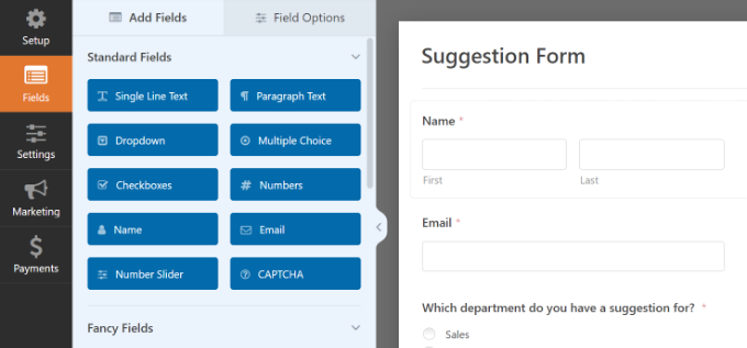 Edit your form