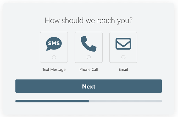 WordPress Multi Part Lead Form with Icon Choices