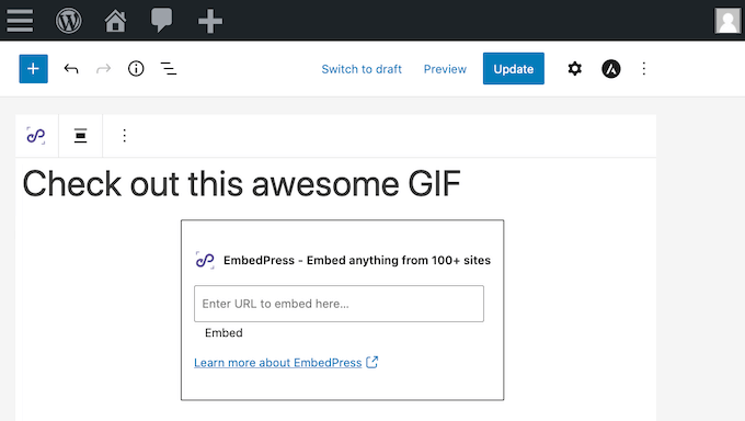 How to Add GIFs from Giphy in WordPress (with Visual Composer)