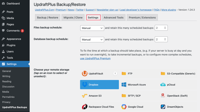 Reconnect remote storage location