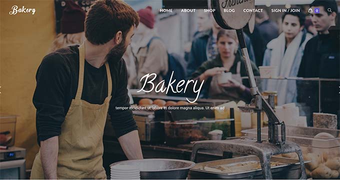 OceanWP WordPress Cafe Theme