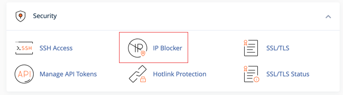 The cPanel IP Blocker Tool