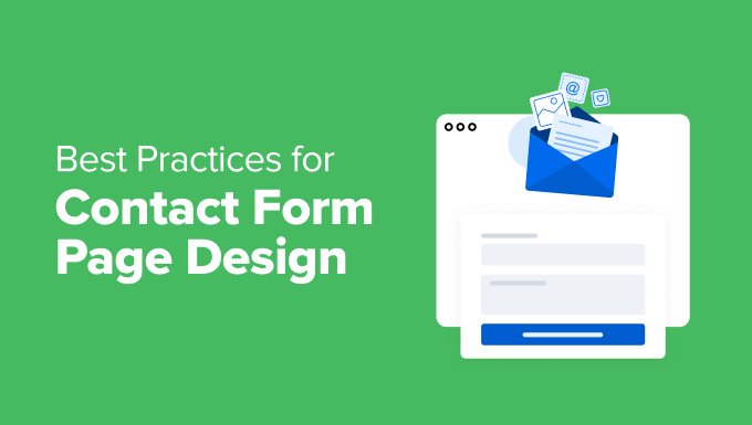 Contact form page design