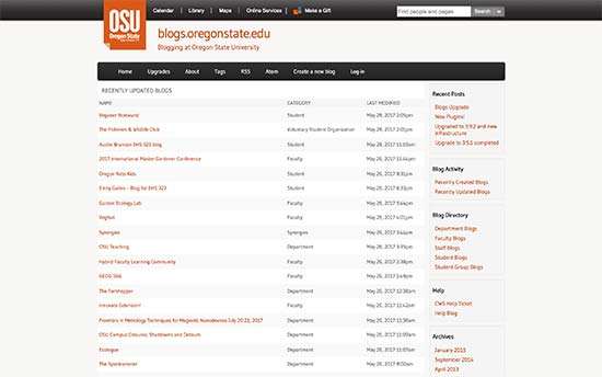 Oregon State University Blogs