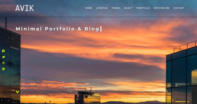 Artisto fullscreen portfolio for artists using Wordpress