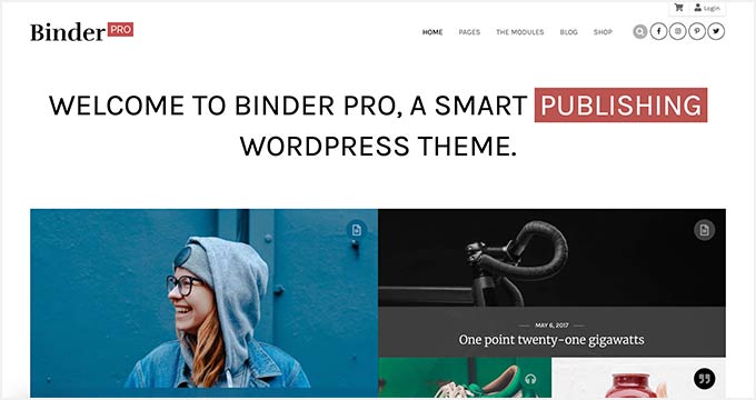 Binder PRO - A Journalist WordPress Theme By Artisan Themes