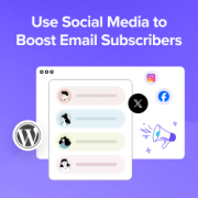 How to Use Social Media to Boost Email Subscribers in WordPr