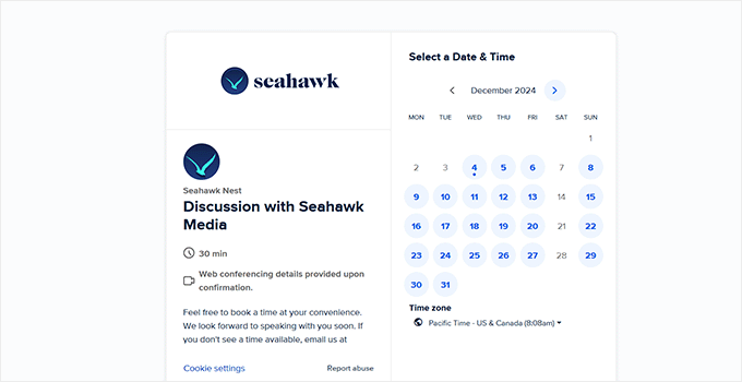 Book free consultation at Seahawk