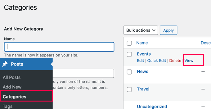 View posts by category