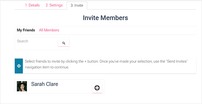 Invite members