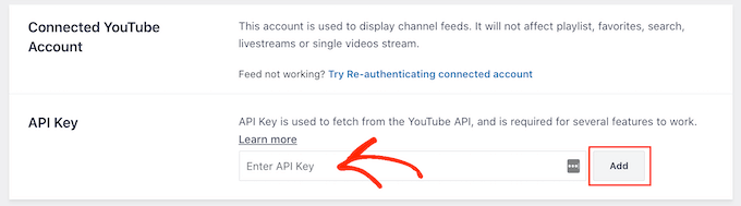 如何使用 Google API 密钥创建经过验证的 YouTube Feed