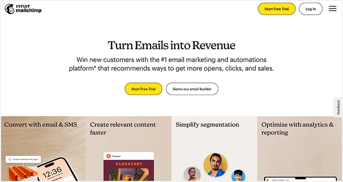 Mailchimp free email marketing service