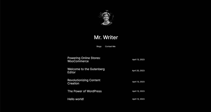 MrWriter