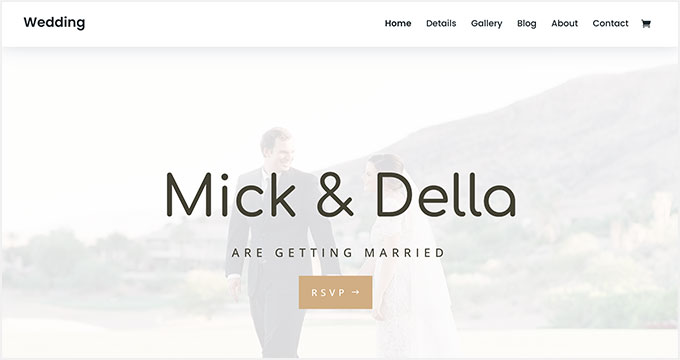 Divi wedding theme